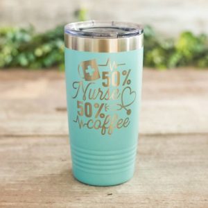 I Drink Coffee for Your Protection Engraved Coffee Tumbler, Funny Travel Coffee  Mug, Funny Cup, Funny Coworker Gift, Coffee Mug Gift 