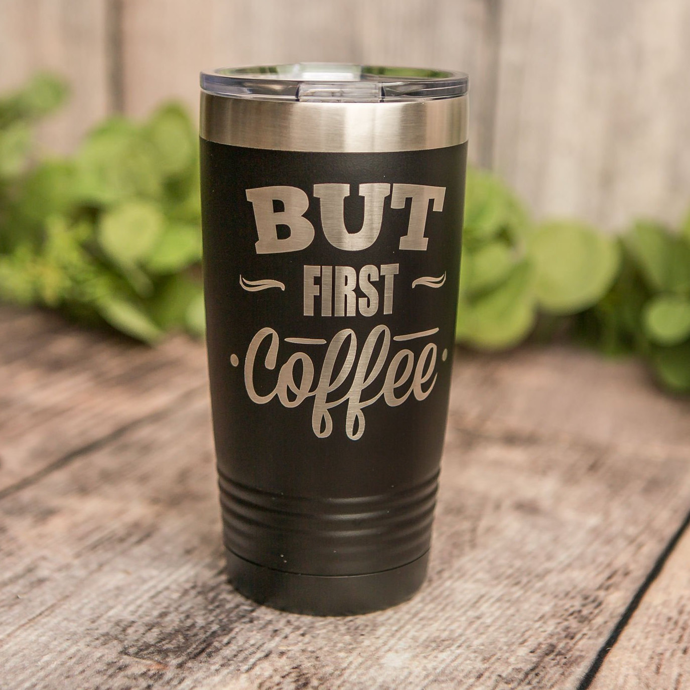 But First Coffee – Engraved Stainless Steel Tumbler, Stainless Cup