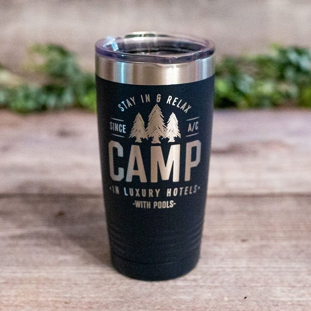 I Heart Camping Tumbler-Tent– IK - Incredible Keepsakes