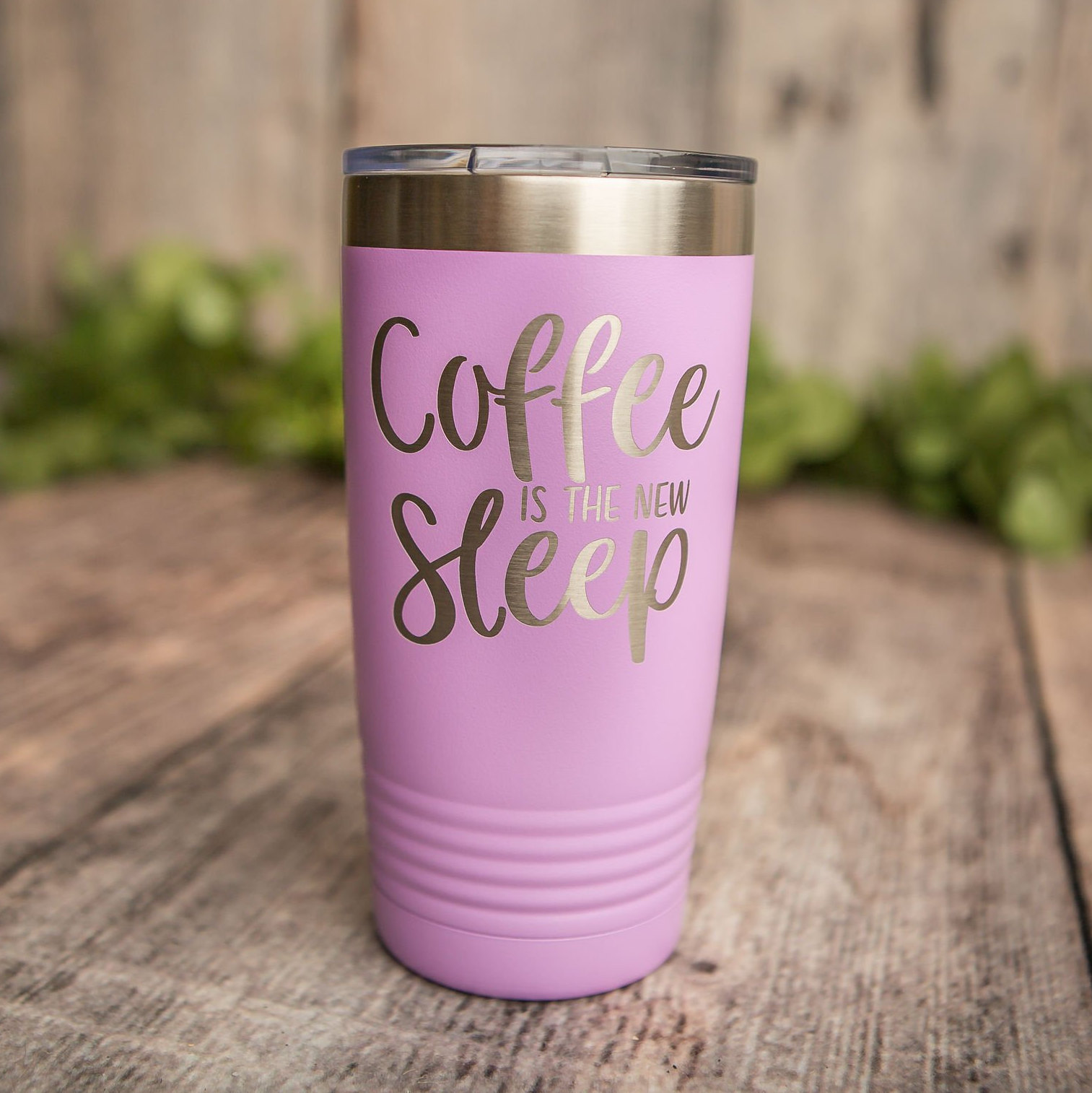 Coffee Is The New Sleep – Engraved Stainless Steel Tumbler