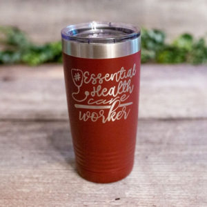 Registered Nurse – Engraved Personalized Tumbler With Name, Stainless Cup,  Nurse Gift – 3C Etching LTD