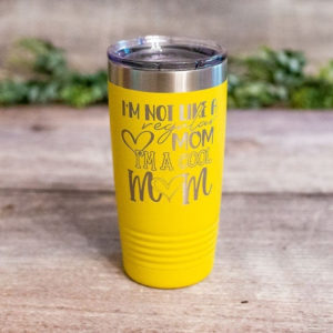 Oh Honey I Am That Mom Engraved Stainless Steel Mom Tumbler, Twin