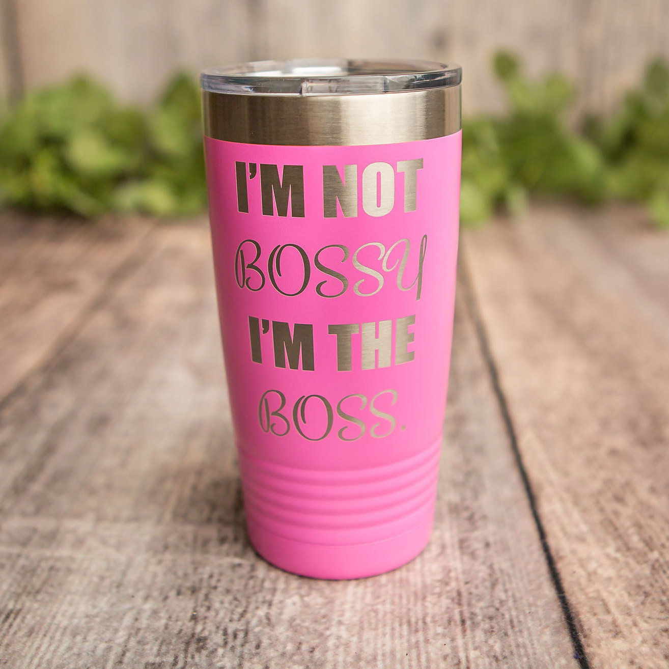 I May Be Small, But I'm The Boss - Engraved Boss Tumbler, Gifts For Her