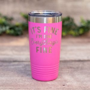 Actually I Can – Engraved Travel Tumbler For Her, Personalized Travel Mug,  Motivational Gift Mug – 3C Etching LTD