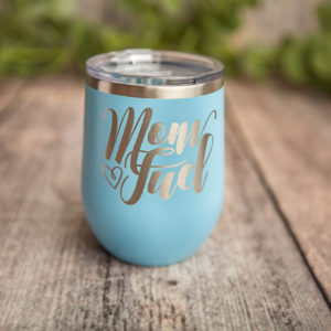 Mom Fuel Wine Tumbler Mom Fuel Tumbler for Mothers Day Mom Fuel Travel Mug  Tumbler Gift for Mom for Mothers Day Mom Bday Gift Mommy Wine Cup 