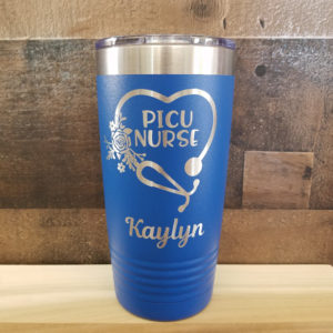 Registered Nurse – Engraved Personalized Tumbler With Name, Stainless Cup,  Nurse Gift – 3C Etching LTD