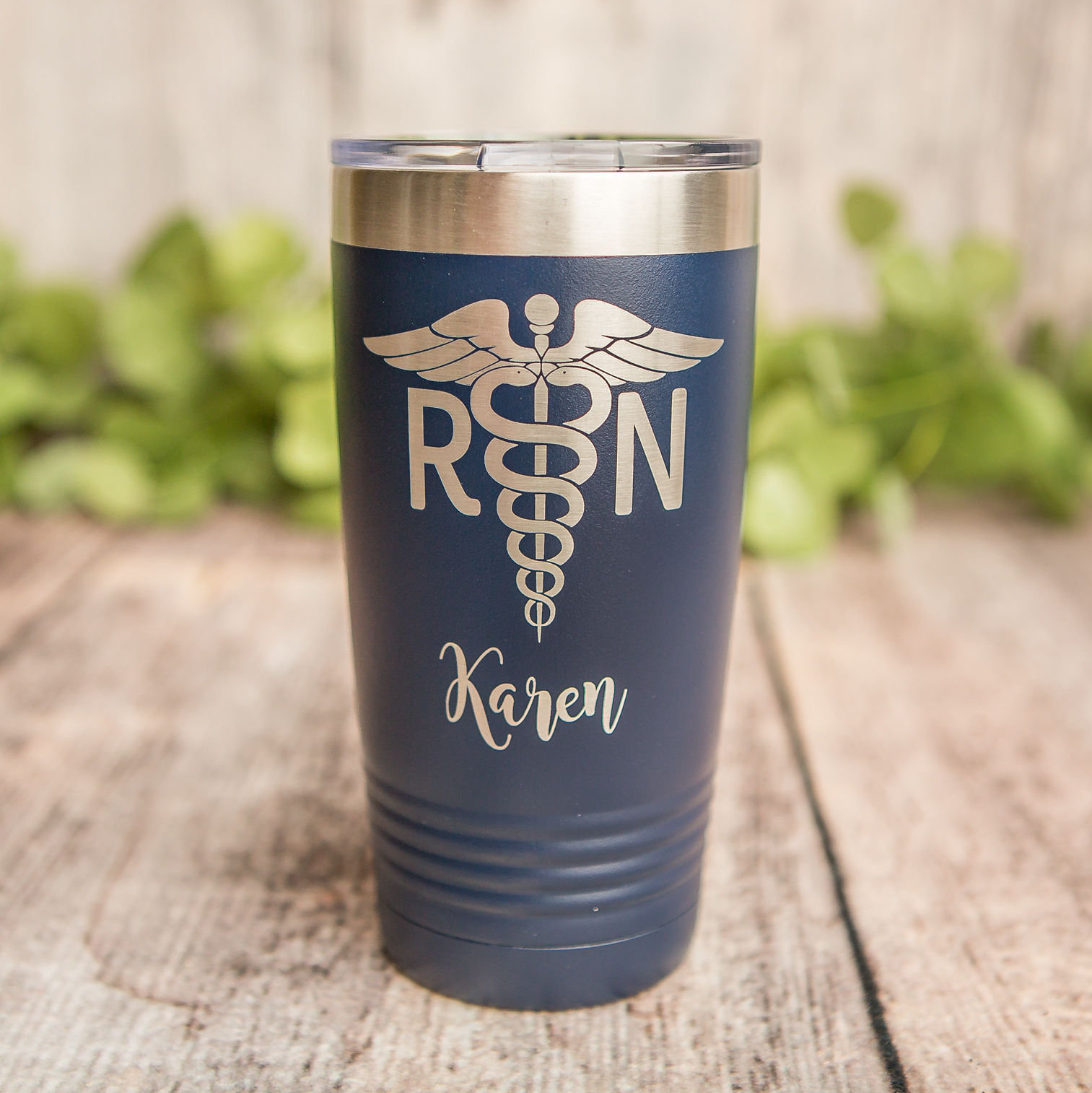 Custom Engraved RN Design with Personalized Name on Insulated Stainless  Steel Water Bottle 25oz | Registered Nurse Gifts | Nurses Students
