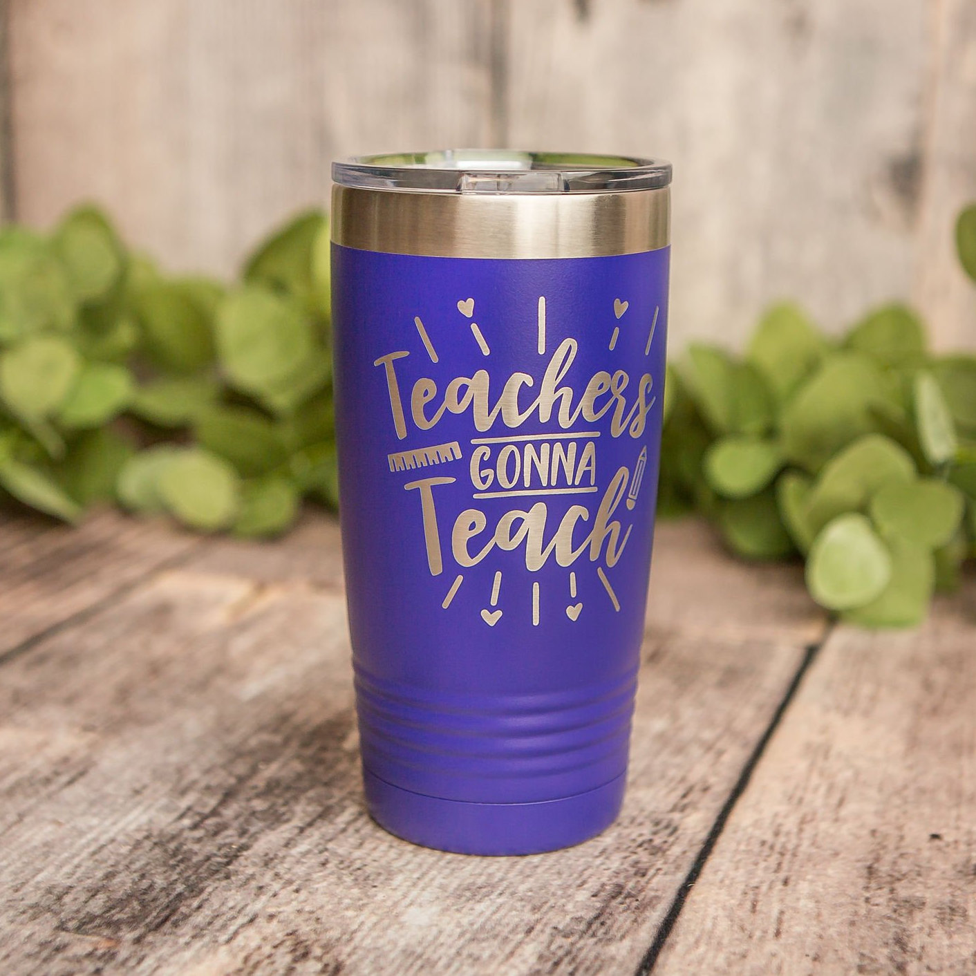 Don't Make Me Use My Teacher Voice Funny Tumbler - Stainless Steel