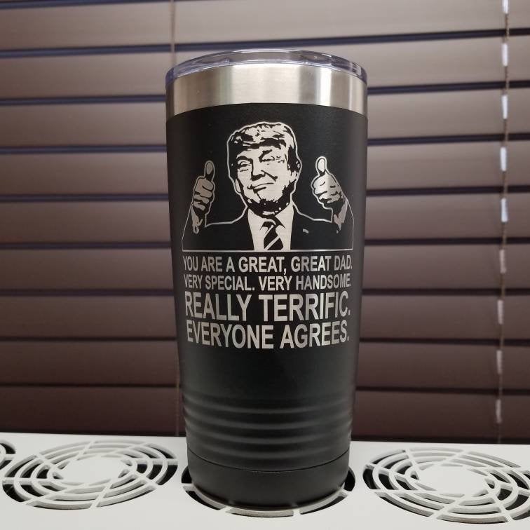 I love Trump decal, sticker for tumblers, mugs, cups, glasses, DIY