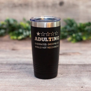 Coffee Makes Me Less Murdery – Engraved Stainless Steel Tumbler, Funny Travel  Coffee Mug, Coffee Mug Gift – 3C Etching LTD