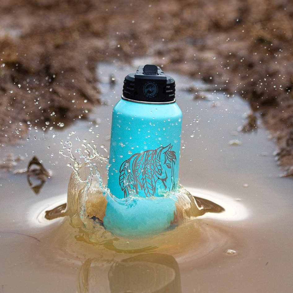 Bold Boho Personalized Water Bottle