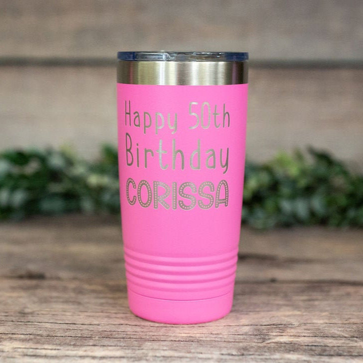 Hot Pink Tumbler With Straw Personalised Tumbler With Handle Custom Tumbler  With Straw Personalised 30 Oz Tumbler Personalised Cold Hot Cup 