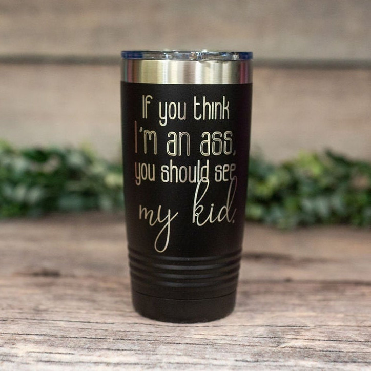 I Can't My Kids Coral 20oz Insulated Tumbler