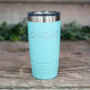 Faith Can Move Mountains - Engraved Tumbler Mug Cup, Yeti Style Cup,  Religious Gift
