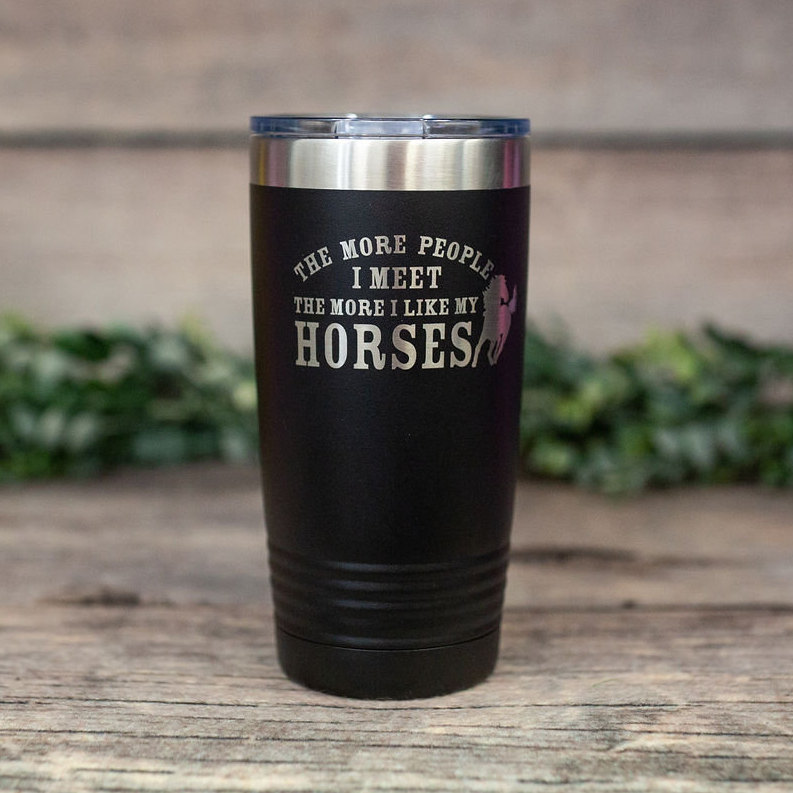 Personalized Horse Gift For Men Tumbler Cup