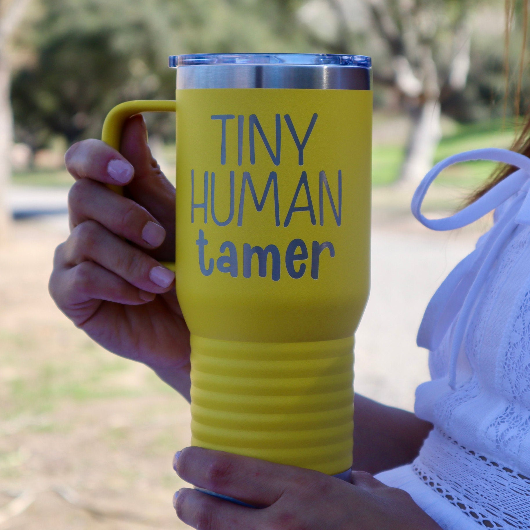 Tiny Human Tamer Caregiver Gift' Mug